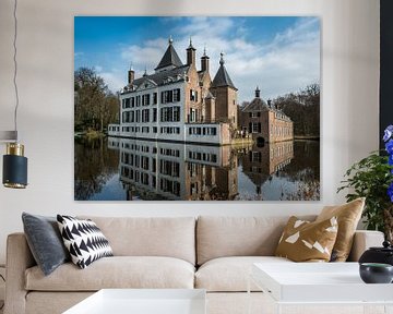 The magnificent castle in Renswoude a village in Utrecht