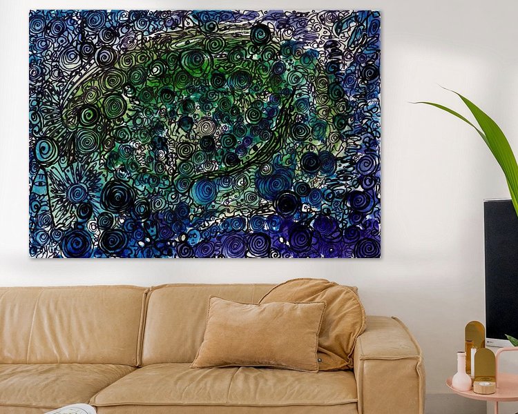 Example of the artwork in a room