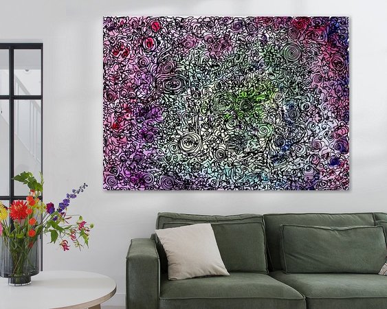 Example of the artwork in a room