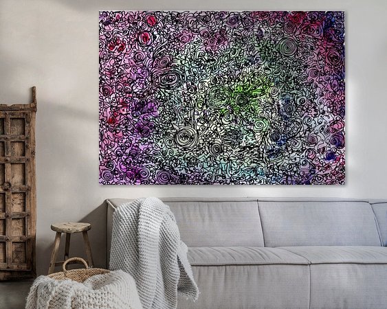 Example of the artwork in a room