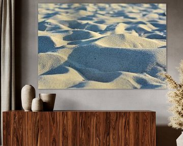 Zand op het strand van de Oostzee van Heiko Kueverling
