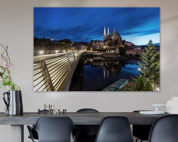 Görlitz old town at the blue hour