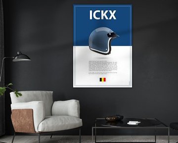 Jacky Ickx helmet by Theodor Decker