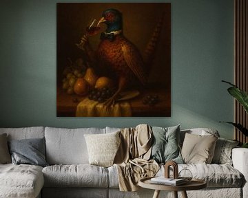 Stilleven Pheasant Noblesse van Moonheart Artworks