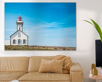 Leuchtturm auf Belle Ile en Mer Frankreich. von Ron van der Stappen