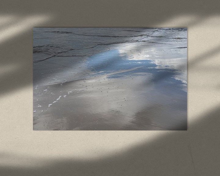 Beispiel: Dezente Wellen und Spiegelung im nassen Sand von Montepuro