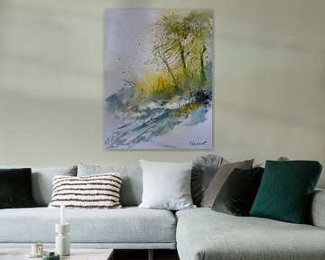 Lente licht van pol ledent