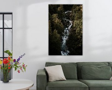 River through the forests of Switzerland, Europe by Anneloes van Acht