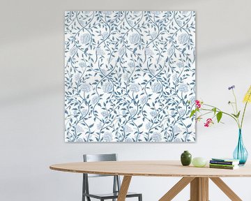 Blumenstrauß - Weiß & Blau von Studio Hinte