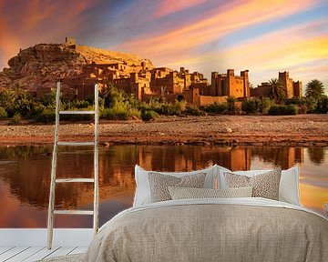 Kasbah Ait-Benhaddou bij zonsopgang van Markus Lange