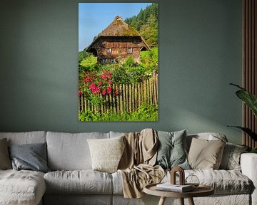 Schwarzwaldmühle mit Bauerngarten im Schwarzwald von Markus Lange