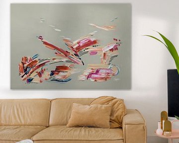 ‘Gaya’ | Modern Abstract | Fly Little Bird, Fly van Ceder Art