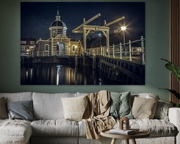 De leidsche Morsch Poort, Zuid-Holland, Nederland van Marcel van den Bos