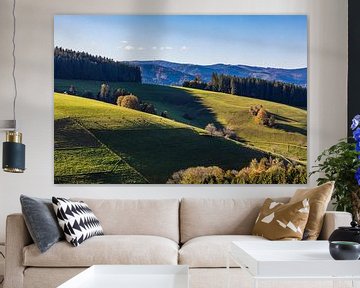 Herbstliche Landschaft bei St. Peter im Schwarzwald von Werner Dieterich