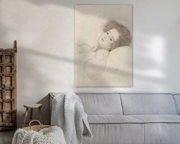 Bildnis einer jungen Frau - Gustav Klimt von Art for you made by me