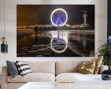 Ferris wheel above the North Sea by Karin Riethoven