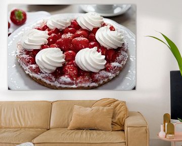 Tarte aux fraises sur Inez VAN DE WEYER