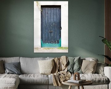 Blaue Tür von Mister Moret