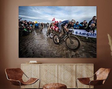 Paris - Roubaix, Mathieu van der Poel by Leon van Bon