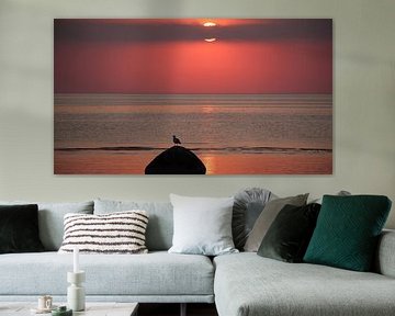 Een romantische avond op het strand van Rolf Raderschatt