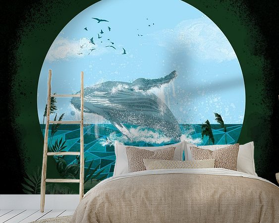 Example of the artwork in a room