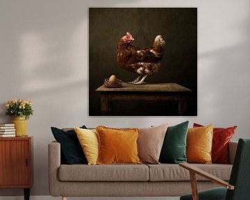 The chicken and the egg by Carolien van Schie