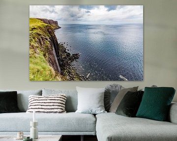 Kilt Rock on the Isle of Skye in Scotland by Werner Dieterich