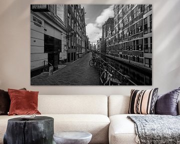 Oudezijds kolk in Amsterdam van Peter Bartelings