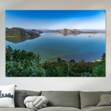 Het meer van Scutari, Montenegro,