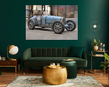 Bugatti 35B met embleem