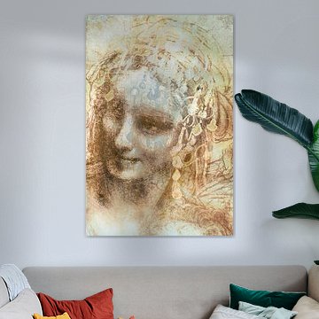 Portrait Woman Da Vinci 1 Basic by Alie Ekkelenkamp