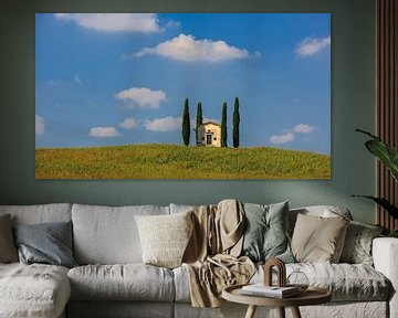 Kapel in Toscane van Henk Meijer Photography
