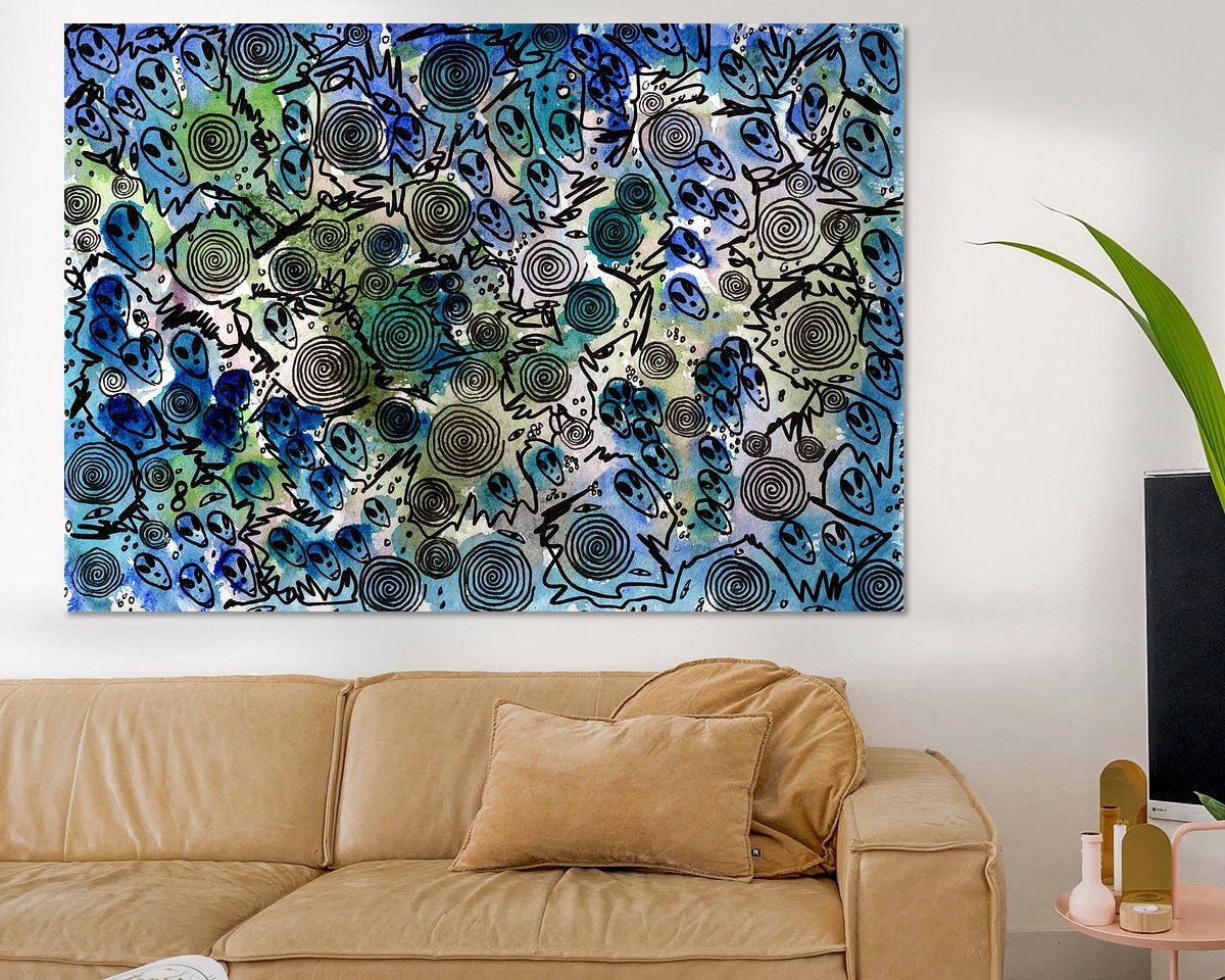 Example of the artwork in a room