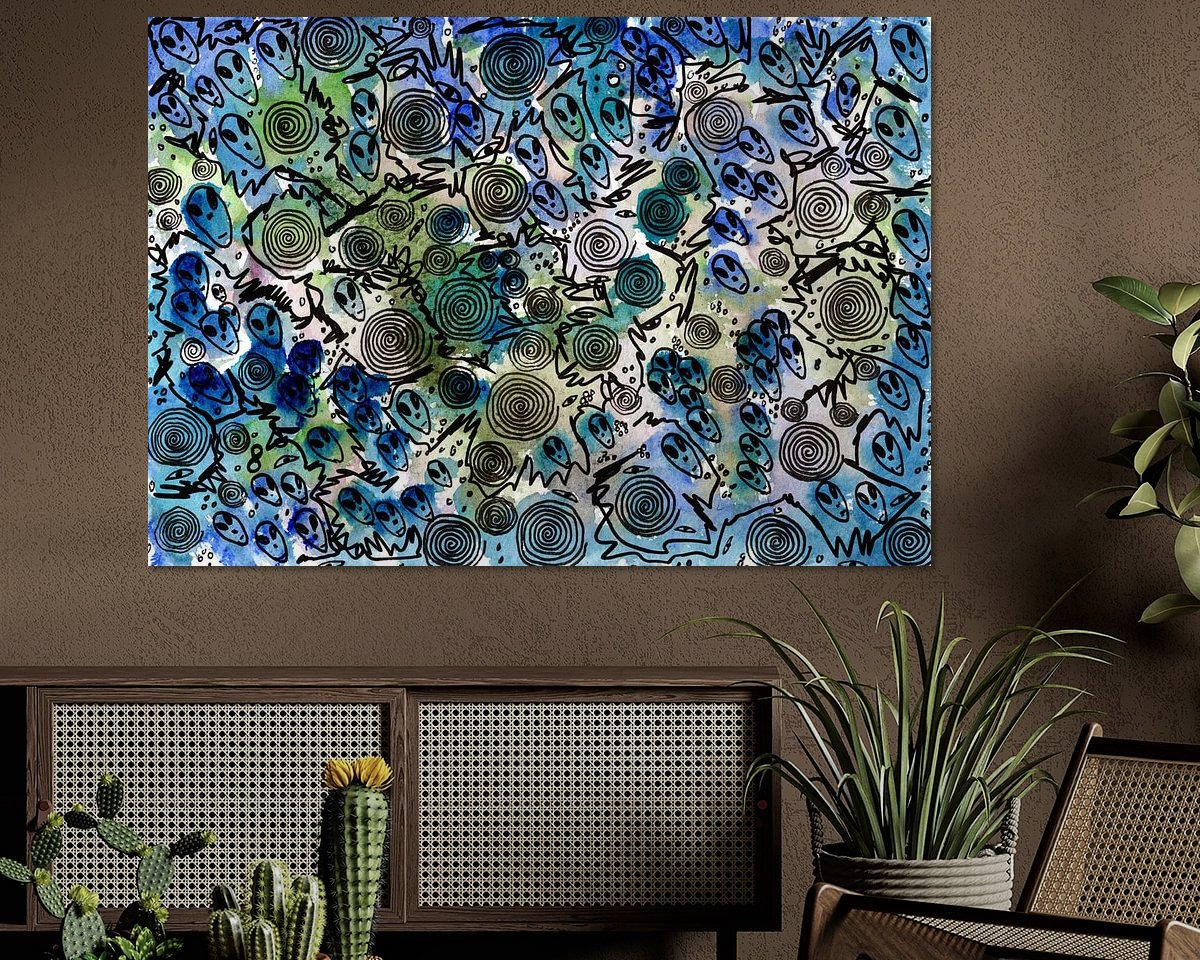 Example of the artwork in a room
