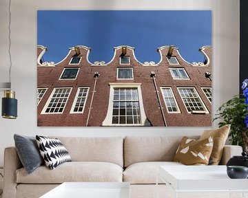 A row of gables in Weteringstraat in Amsterdam by Don Fonzarelli