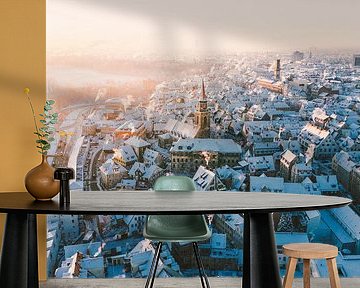 Snow covered Fürth by Faszination Fürth