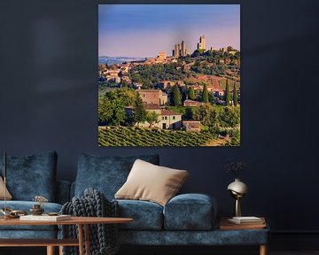 San Gimignano, Toskana, Italien von Henk Meijer Photography