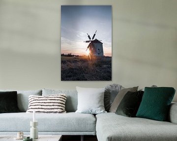 Windmühle im  - Sunset von Fotos by Jan Wehnert