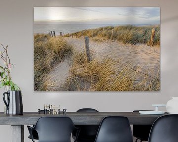 Beach and sea on the Dutch coast by Dirk van Egmond