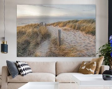 Beach and sea on the Dutch coast by Dirk van Egmond