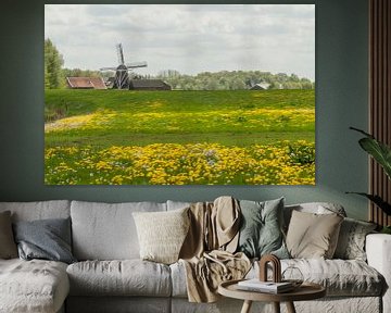 Kunstvolle niederländische Landschaft von Jan Nijeboer
