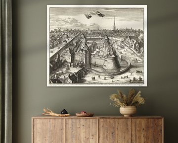 Slot Vredenburg à Utrecht en prospérité, avant 1577 sur Atelier Liesjes