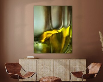 Sunflower in abstraction van Jannie Looge