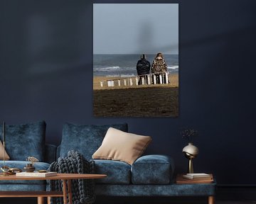 Staring at the sea