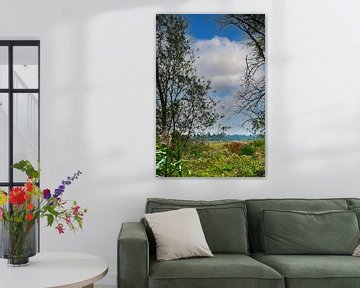 Natuurgebied Oostvaardersplassen in de herfst van Gaby Hendriksz