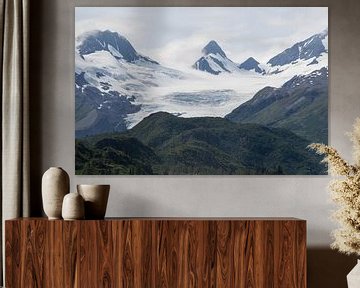 Worthington Gletsjer Alaska van Dirk Fransen