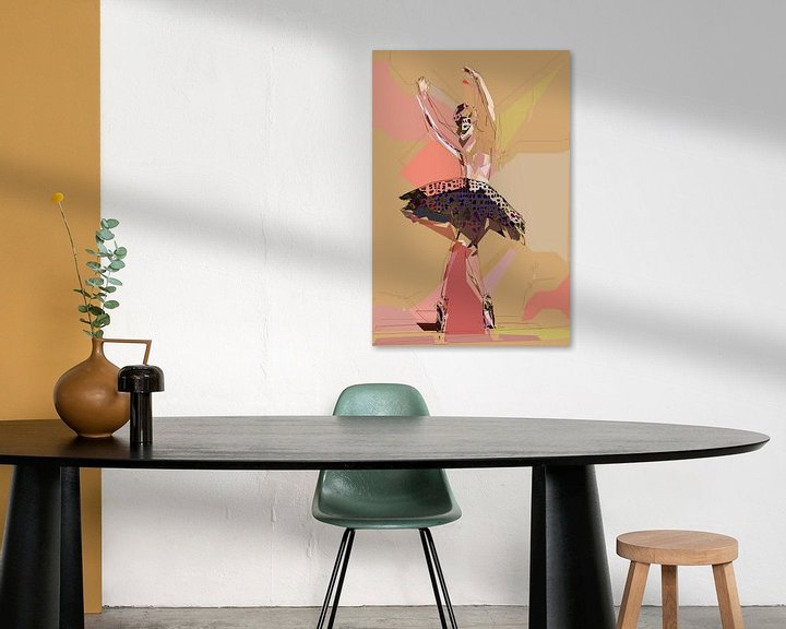 Sfeerimpressie: Abstracte ballerina van Arjen Roos