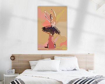 Abstract ballerina by Arjen Roos