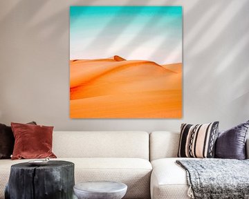 Desert in bright colors by Mad Dog Art