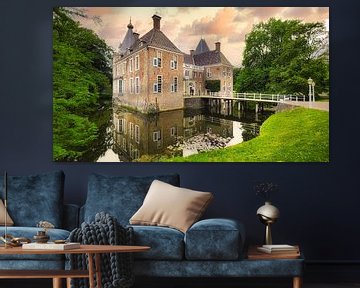 Kasteel Het Nijenhuis met brug van Digital Art Nederland